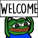 pepe_Welcome custom emote from ATGs (All The Gamers)