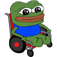 pepewheelchair Discord sticker - The Final Third