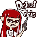 deleet Discord sticker | [adult squid] Never Dies