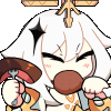 Paimon_eat animated emote from HaniCraft Community