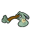7812squidwardfuture animated emote from Foreign's Server