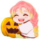 mitsurihalloween custom emote - Starpatch
