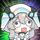 DuduLevi character with wide, circular eyes and a silly, open-mouthed expression against a colorful, radiating background.