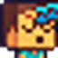 Steve from Minecraft with eyes closed and blue Z symbols floating above his head.