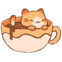 HotChocolateCat Discord sticker | Ink & Espresso