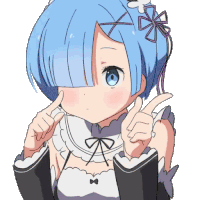 remm animated GIF emoji | Rabbit Hole