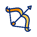 bowandarrow1ezgifcomgifmaker animated GIF emoji | FancyMan Academy ™