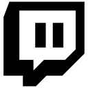 Twitch logo icon in its signature purple color.