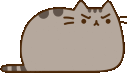PusheenMad animated emote | The Group Chat