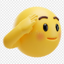 o7 custom emote from Cukierniczka