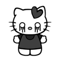 gothhellokitty custom emote from @11:11