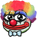 p_clown animated emote from Unsupervised Adults ¹⁸⁺