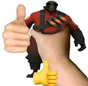 joinha custom emote from Jogando Mundo a Fora
