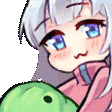 AnimeGirl animated GIF emoji - Μ Λ Υ V Ι L L Ξ