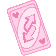 PinkUnoReverse custom emote - Heart.exe