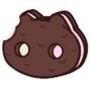 CookieCat custom emote - Ink & Espresso