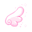 pixelwingsleft animated GIF emoji - Solars Void