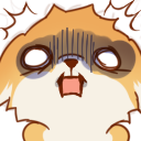 shiba_grossed Discord Emoji from || mongrel mutts