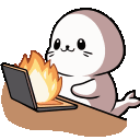 332471sappythisisfine animated GIF emoji from Digital Empire Lounge