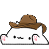 cowboybongocat animated Discord emote - Bangwing IN