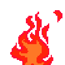Fire animated emote from Shark Earnings: Earn Money & Rewards