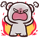 20302milkangry Discord sticker from 𝜗𝜚 .gg／𝓓izzyland 🧿⋆˚࿔