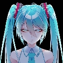 AngryMiku Discord Emoji from The 1woners