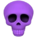 purpleskull custom emote from Market Matrix💰