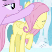 Flutterpat animated GIF emoji from Friendship Academy - MLP