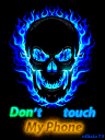 BlueScarySkull animated GIF emoji - Friends 18+ Sfw | Adults-only • active-chat • Mature • Friendly • Gaming • Lgbtq+ • Hangout