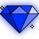 Blue_Jewel Discord Emoji from (っ◔◡◔)っ ♥ Infinity Hub ♥™