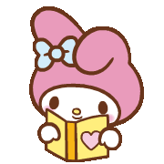 mymelodyread animated Discord emote | bunette Ი⑅𐑼