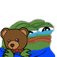 pepecry Discord sticker - ۶ৎ　‿　cemetery　 ݁ 　˖