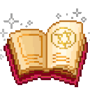 spellbook animated GIF emoji from Extoarts