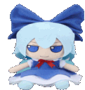 Cirno_fumo animated GIF emoji | It's - Hoppy Room 💐🌷