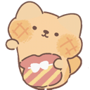 emoji_41 Discord sticker | 🥐 υ´• ﻌ •`υ ⊹  calie's cottage // emotes . social