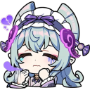 mizukiScared custom emote from Curatorium of Secrets