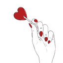 HeartLollipop Discord sticker - ♡꒷꒦꒦꒷♡Sweetopia♡꒷꒦꒦꒷♡