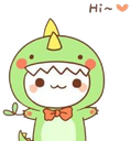 1_nv__dino_hi custom emote - ⛥⁺ 　 𓏺 　 .gg/cosmi