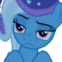 TrixieTired animated emote from Friendship Academy - MLP