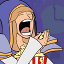 popcorn animated GIF emoji from Mirror Universe