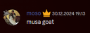 musaGOATmoso Discord sticker | Messi Official