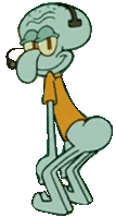 squidwardtwerking animated GIF emoji | Snapchat Social Club™