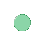 Green circle with a white glare moving across its surface.