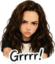 Grrrr Discord sticker | ♡꒷꒦꒦꒷♡Sweetopia♡꒷꒦꒦꒷♡