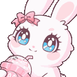waifu_bunnypop animated emote - ୨୧     waifu cαƒe    𓂃 ✿   〈 🍵ɞ ྀྀ active ⋆ social ⋆ events ⋆ gwys ⋆ icons ⋆ gaming ⋆ art ⋆ sfw ⋆