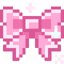 pinkbow animated Discord emote from MLN community 200? 🏰