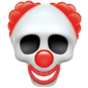 skullclown Discord Emoji from The Content Cave🛖