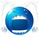 blue_cry Discord sticker - BDRP I Border Roleplay