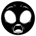 Shadow_Shocked custom emote | White Shadows